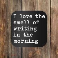 Morning Writing Author Book Journalist Novelist Funny Gift Coaster thumb 0