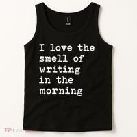 Morning Writing Author Book Journalist Novelist Funny Gift Tank Top thumb 2