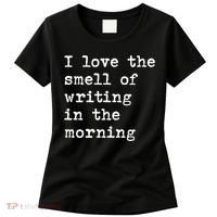 Morning Writing Author Book Journalist Novelist Funny Gift Women's T-Shirt thumb 0