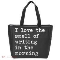 Morning Writing Author Book Journalist Novelist Funny Gift Tote Bag thumb 0