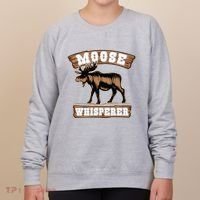 Moose Whisperer Bull Moose Women's Sweatshirt thumb 0
