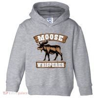 Moose Whisperer Bull Moose Toddler Hoodie thumb 0