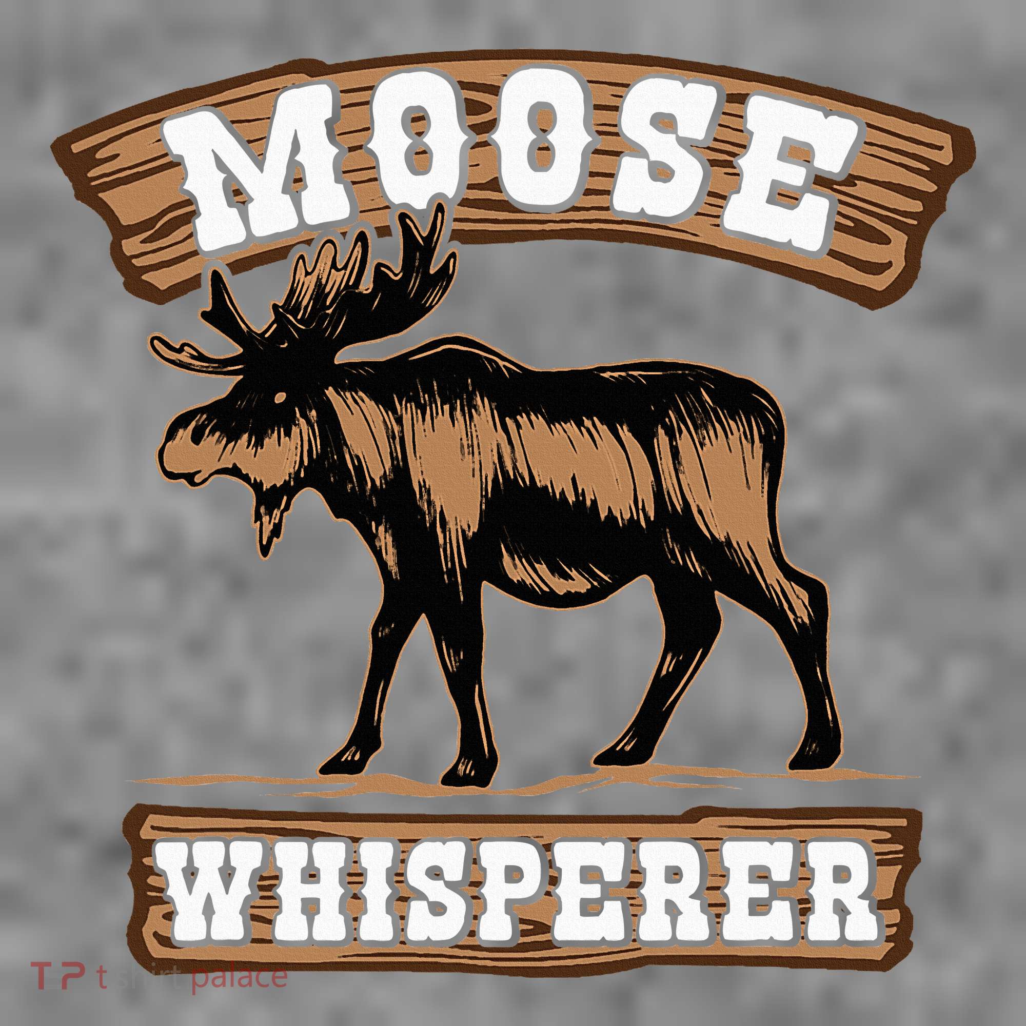 Moose Whisperer Bull Moose Toddler Hoodie
