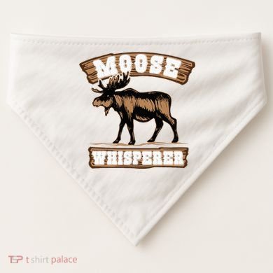 Moose Whisperer Bull Moose USA-Made Doggie Bandana