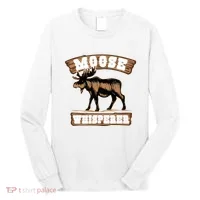 Moose Whisperer Bull Moose Long Sleeve Shirt thumb 0