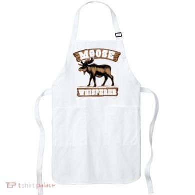 Moose Whisperer Bull Moose Apron