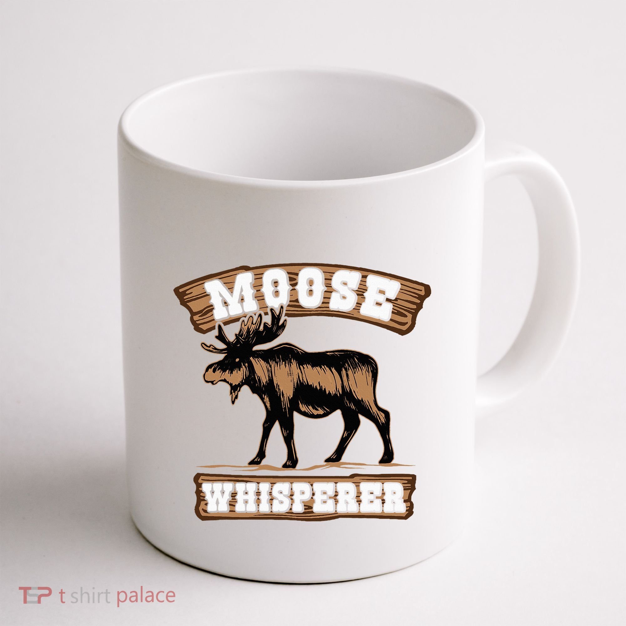 Moose Whisperer Bull Moose Coffee Mug