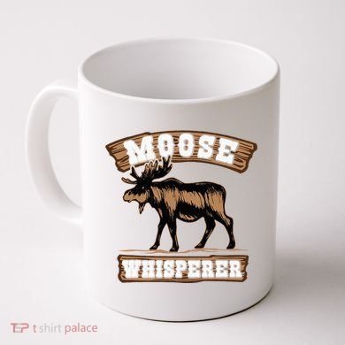 Moose Whisperer Bull Moose Coffee Mug