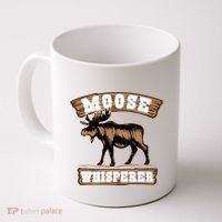 Moose Whisperer Bull Moose Coffee Mug thumb 0