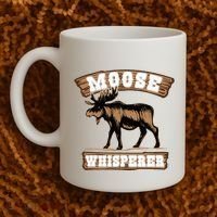 Moose Whisperer Bull Moose Coffee Mug thumb 2