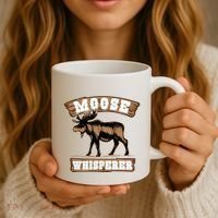 Moose Whisperer Bull Moose Coffee Mug thumb 3