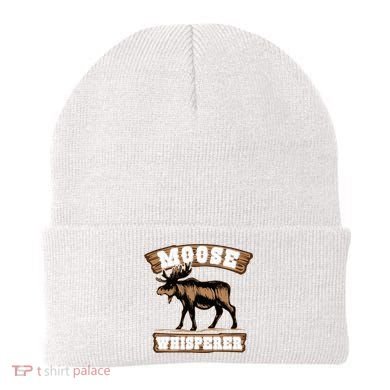 Moose Whisperer Bull Moose Beanie