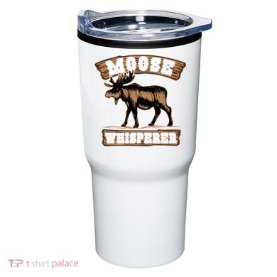 Moose Whisperer Bull Moose Tumbler