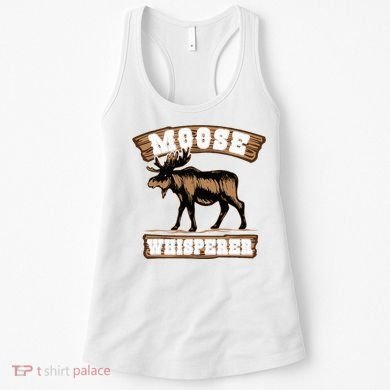 Moose Whisperer Bull Moose Women's Tank Top