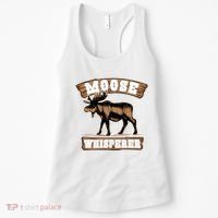 Moose Whisperer Bull Moose Women's Tank Top thumb 0