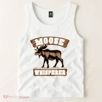 Moose Whisperer Bull Moose Tank Top thumb 2
