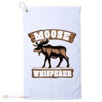 Moose Whisperer Bull Moose Golf Towel thumb 0
