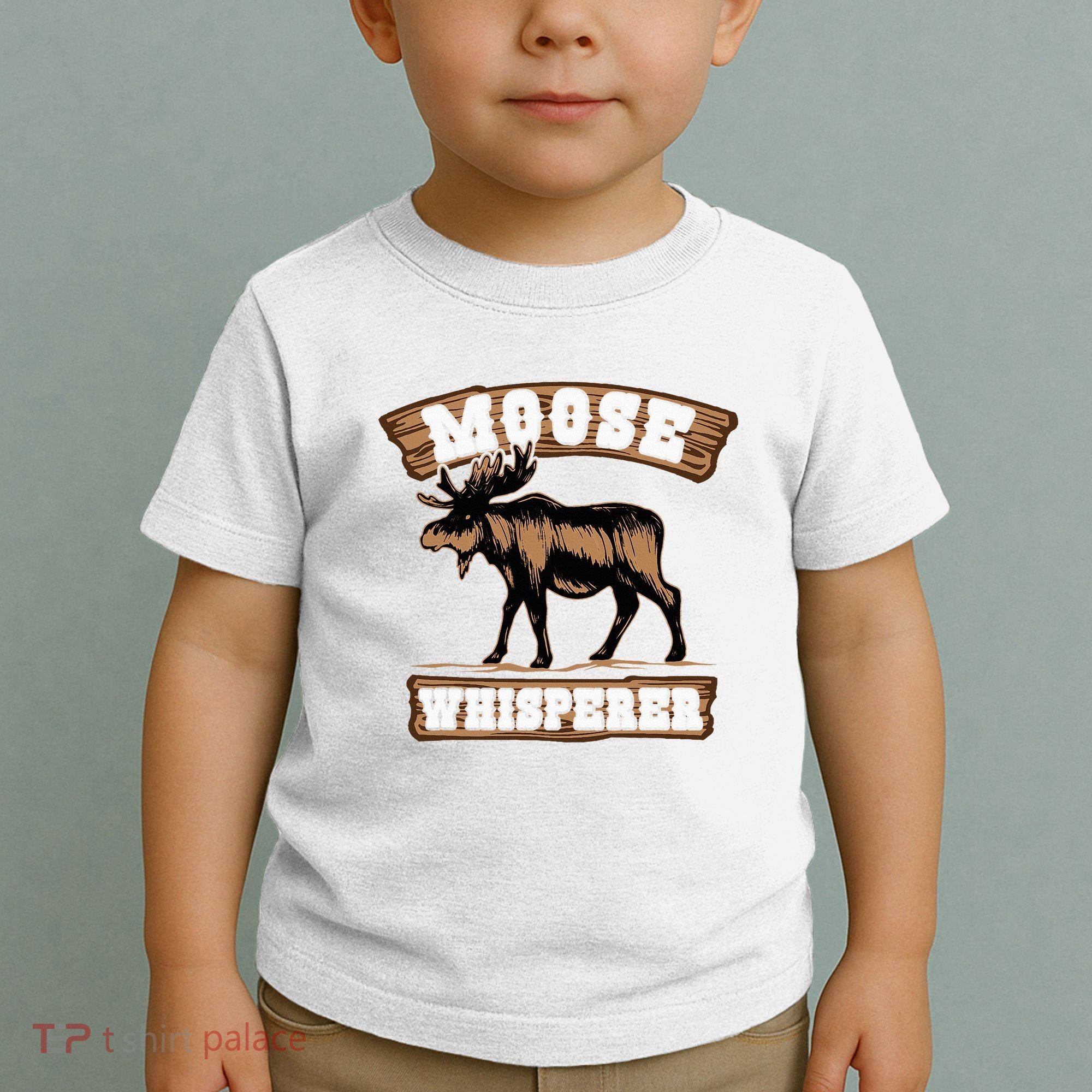 Moose Whisperer Bull Moose Toddler T-Shirt