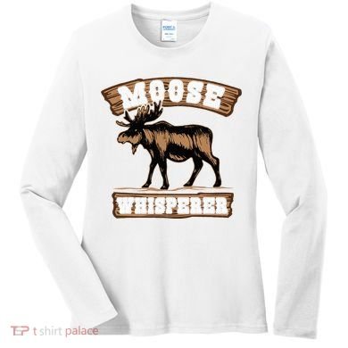 Moose Whisperer Bull Moose Women's Long Sleeve Shirt