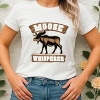 Moose Whisperer Bull Moose Women's T-Shirt thumb 2