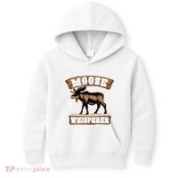 Moose Whisperer Bull Moose Kids Hoodie thumb 0