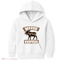 Moose Whisperer Bull Moose Kids Hoodie thumb 0