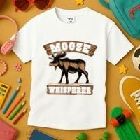 Moose Whisperer Bull Moose Kids T-Shirt thumb 3