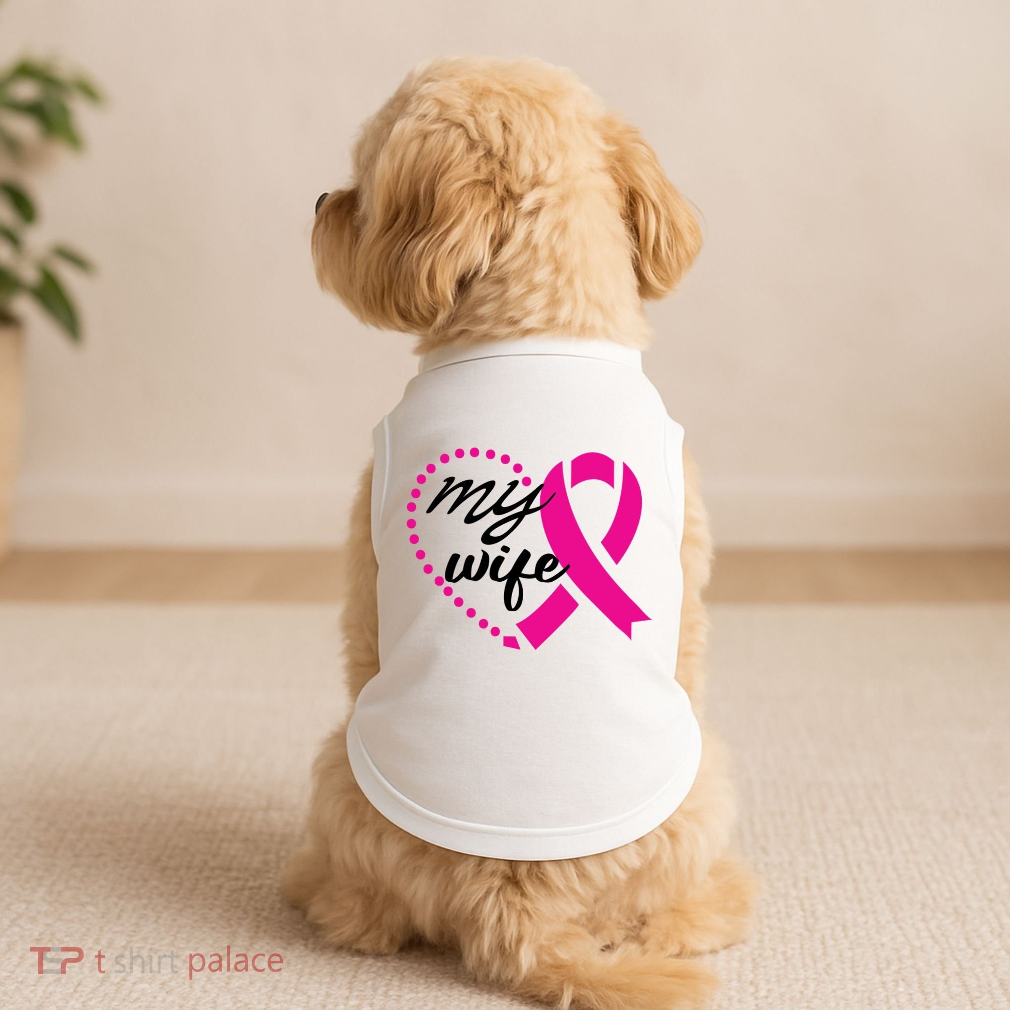 My Wife Breast Cancer Awareness Doggie Tank