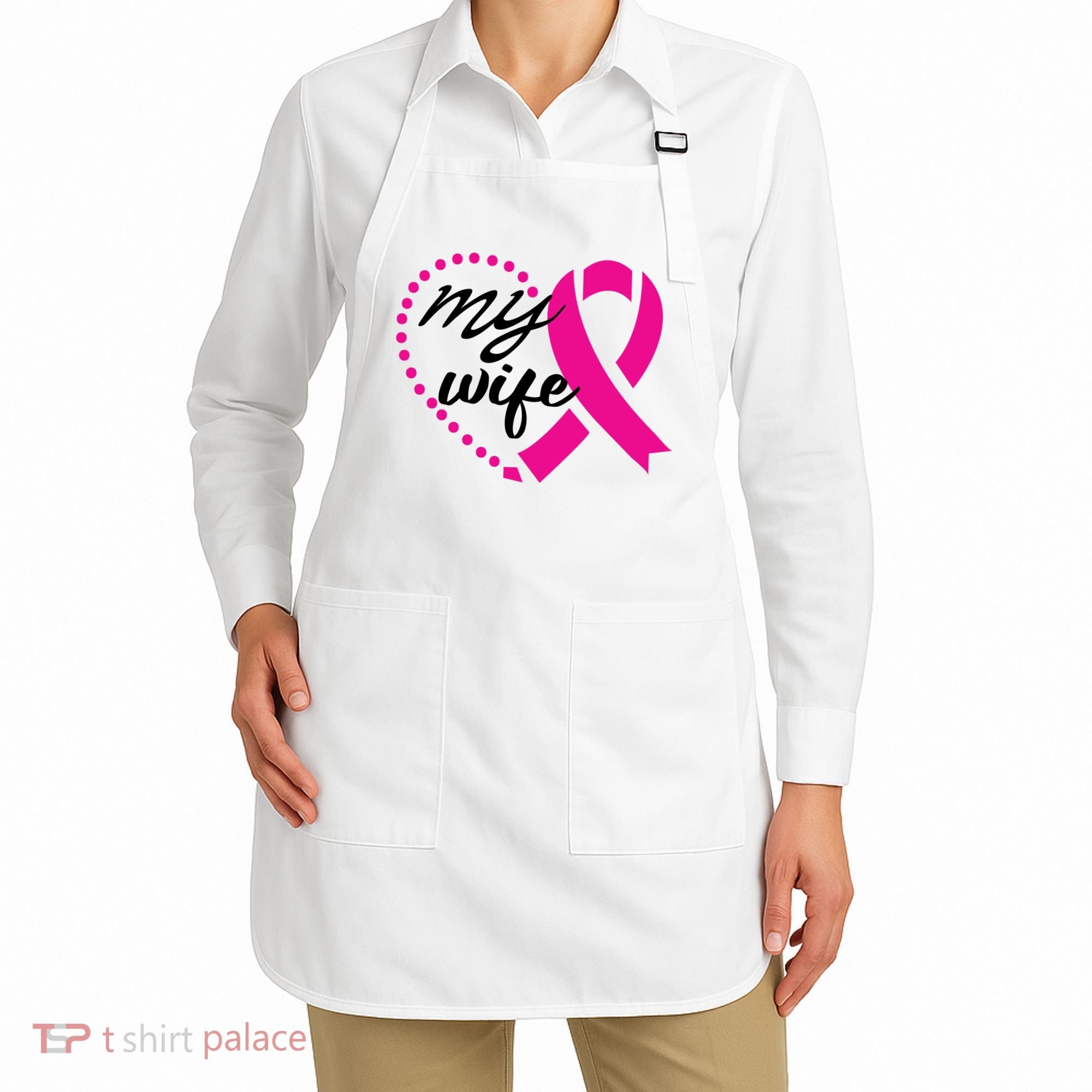 My Wife Breast Cancer Awareness Apron