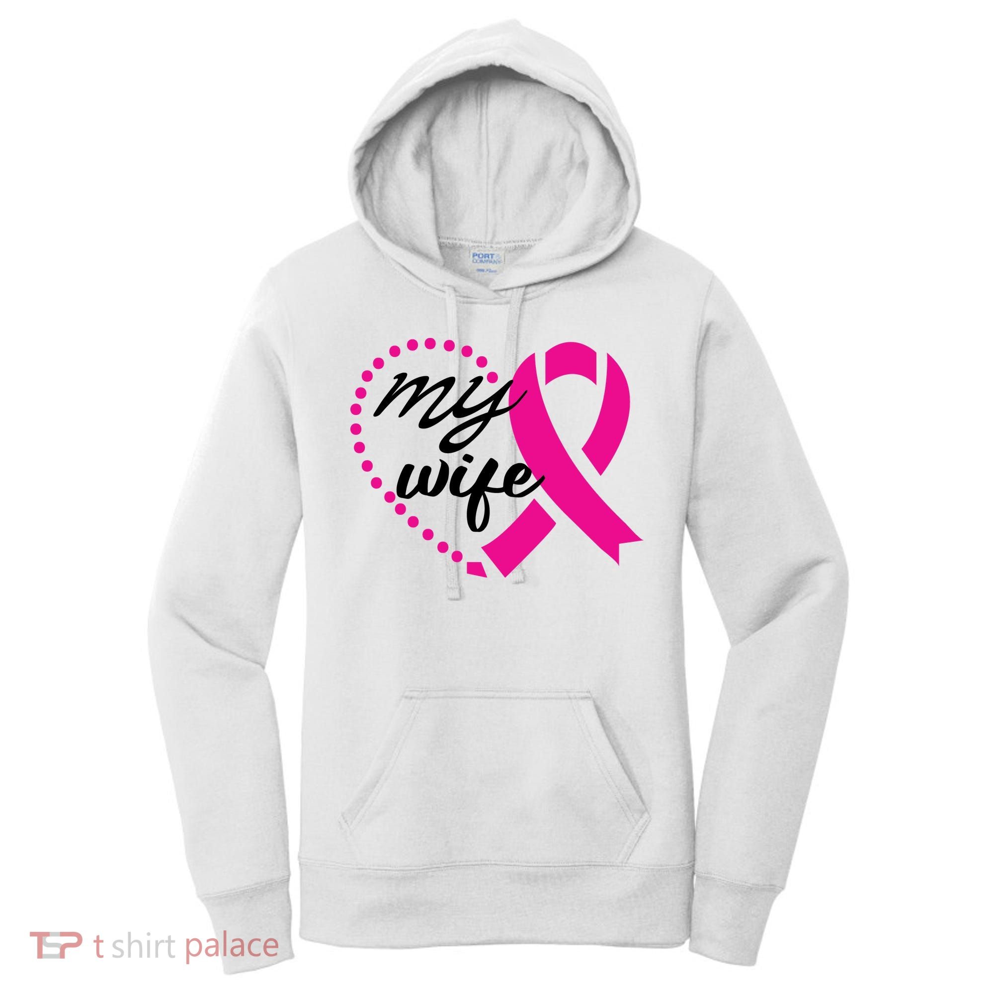 My Wife Breast Cancer Awareness Women's Hoodie