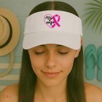 My Wife Breast Cancer Awareness Visor thumb 2