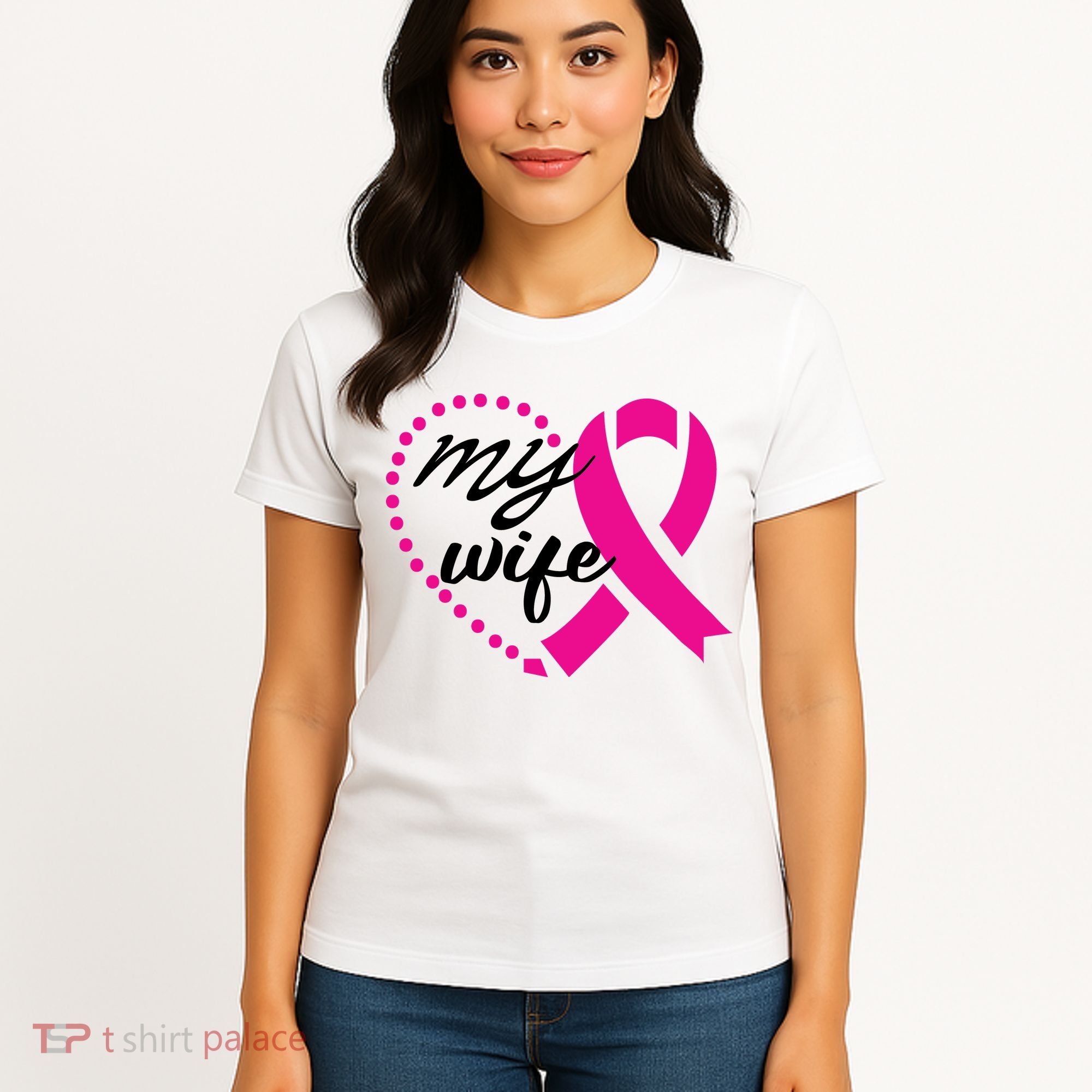 My Wife Breast Cancer Awareness Women's T-Shirt