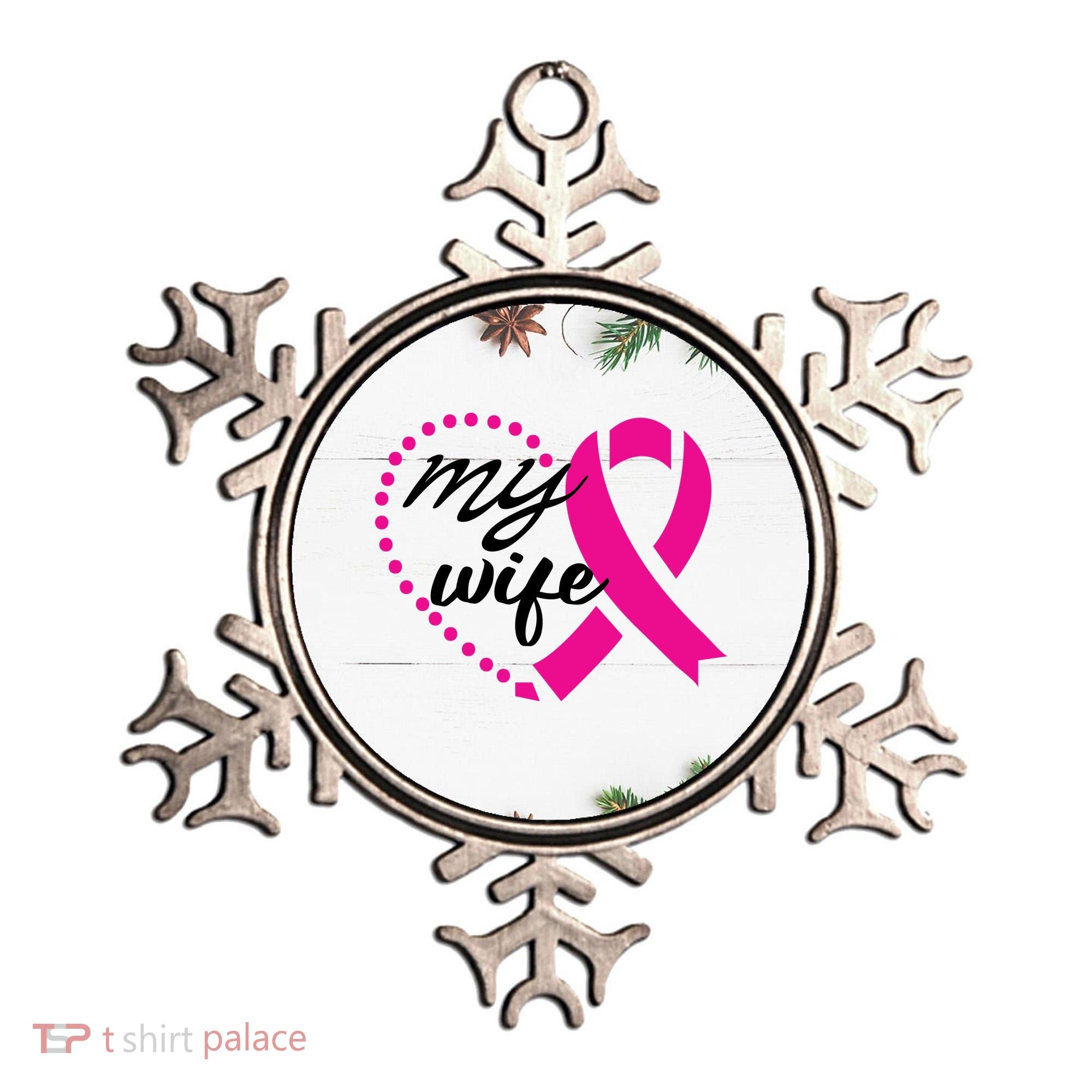 My Wife Breast Cancer Awareness Ornament