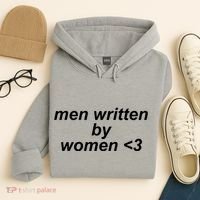 Men Written By Women Hoodie thumb 4