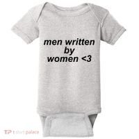Men Written By Women Baby Bodysuit thumb 0