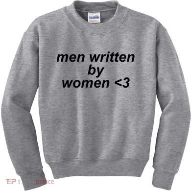 Men Written By Women Kids Sweatshirt