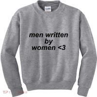 Men Written By Women Kids Sweatshirt thumb 0