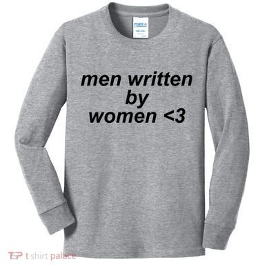 Men Written By Women Kids Long Sleeve Shirt