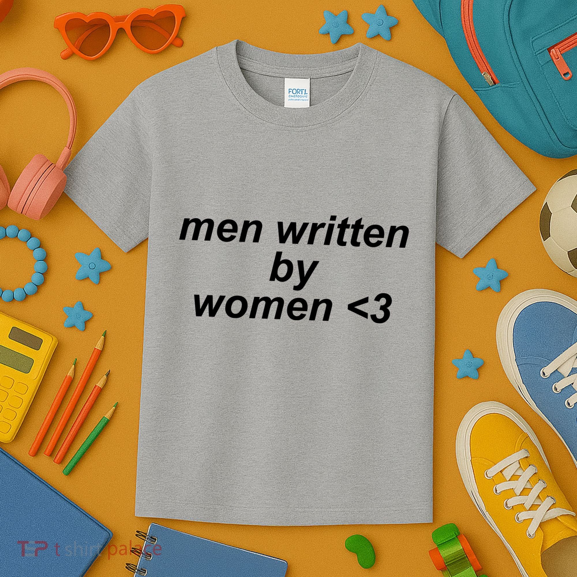 Men Written By Women Kids T-Shirt