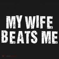 My Wife Beats Me Funny Husband And Sarcastic Humor Mousepad thumb 1