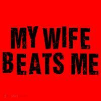 My Wife Beats Me Funny Husband And Sarcastic Humor Santa Hat thumb 1