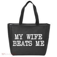 My Wife Beats Me Tote Bag thumb 0