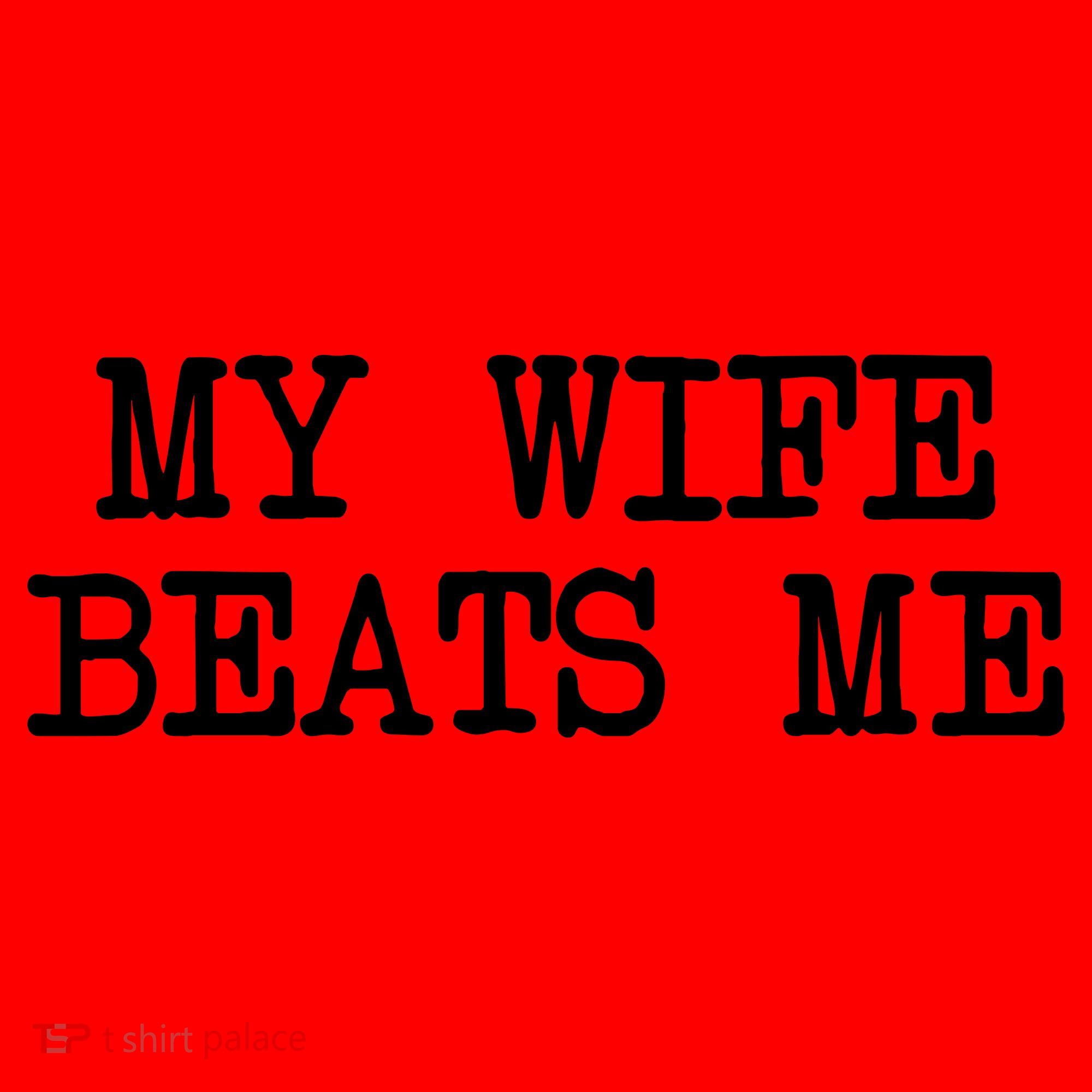 My Wife Beats Me Santa Hat