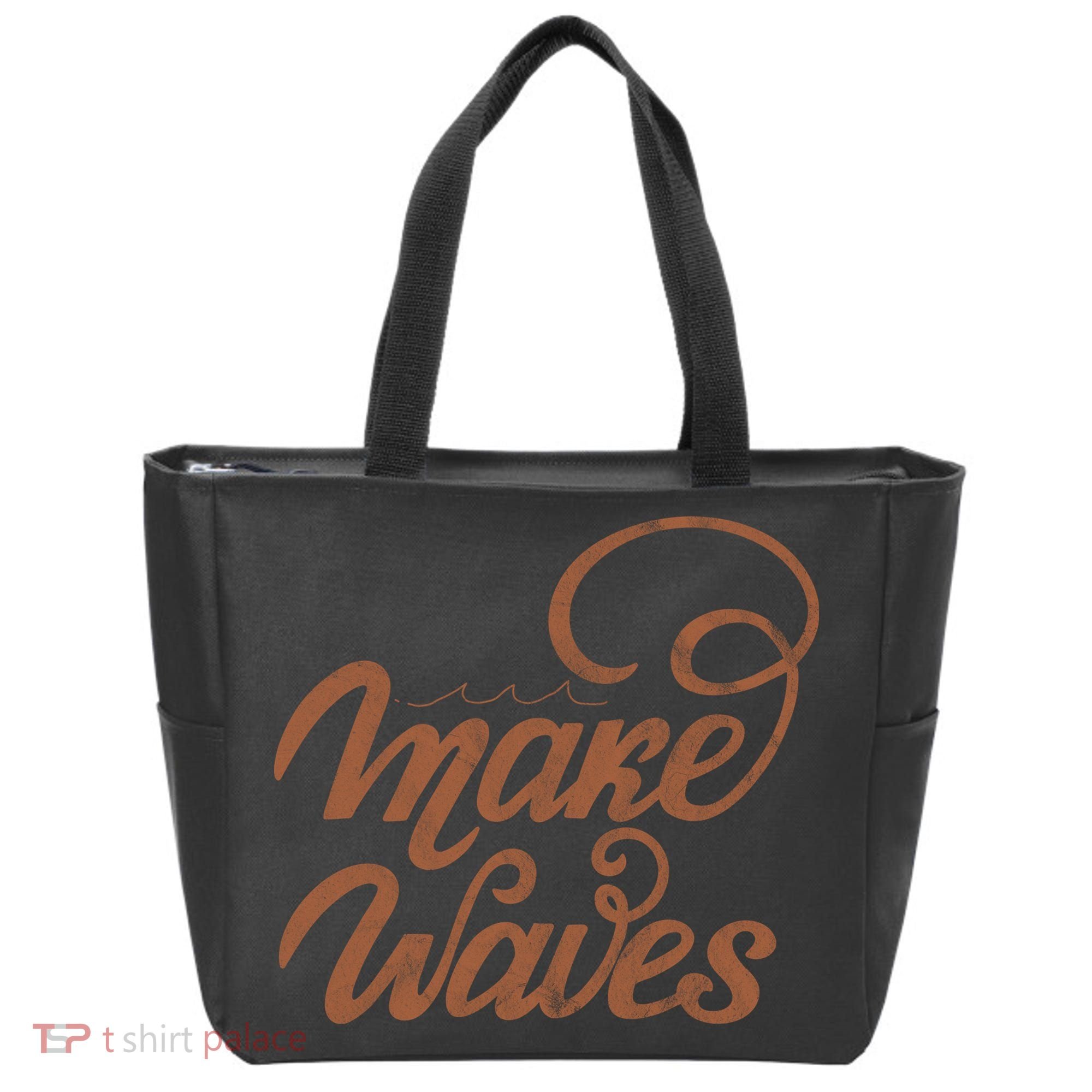 Make Waves Beach Vacation Tote Bag