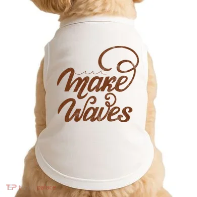 Make Waves Beach Vacation Doggie Tank