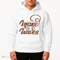 Make Waves Beach Vacation Hoodie thumb 2