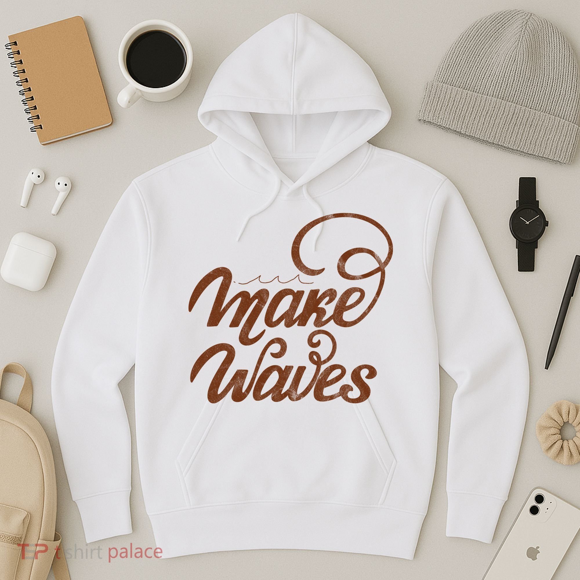 Make Waves Beach Vacation Hoodie