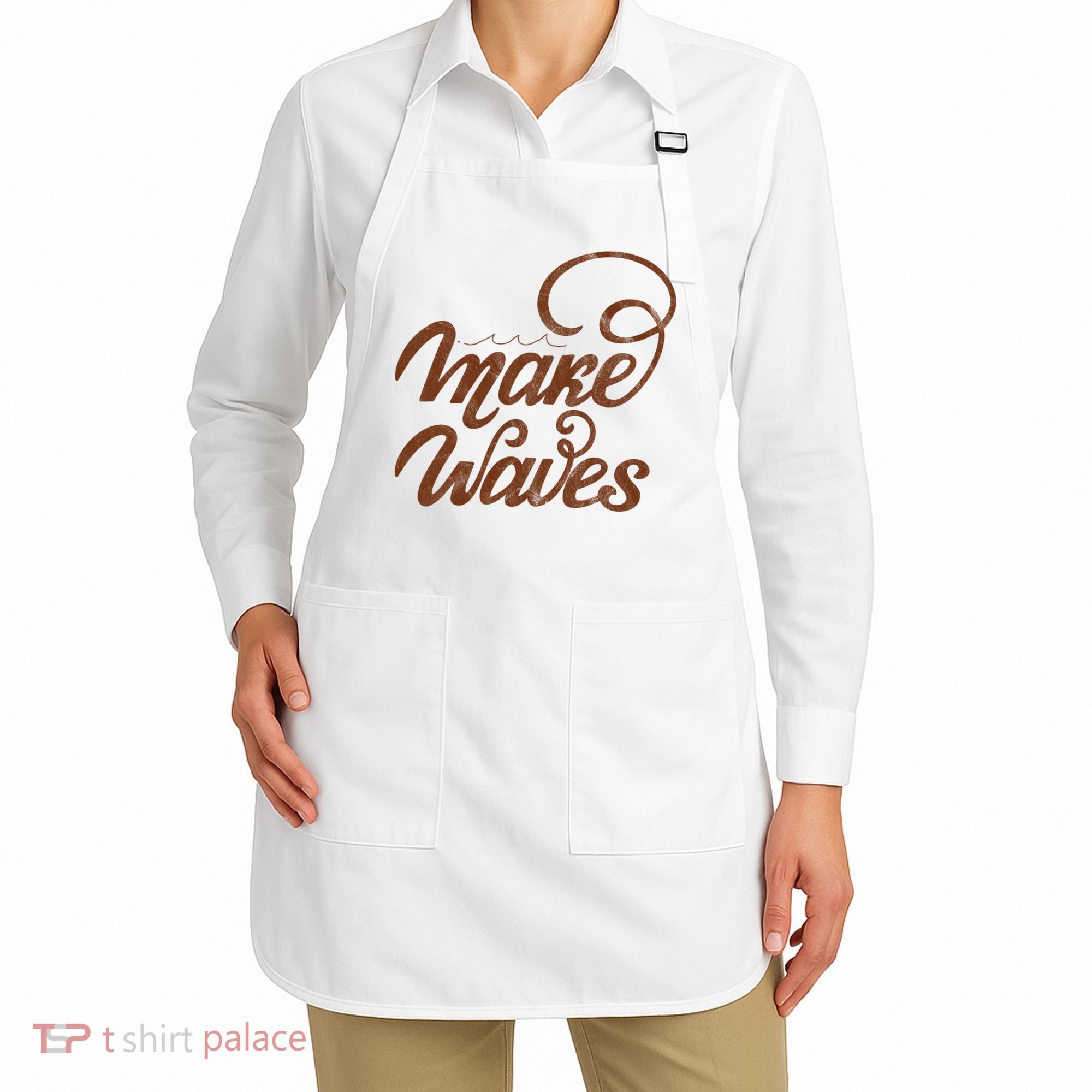 Make Waves Beach Vacation Apron