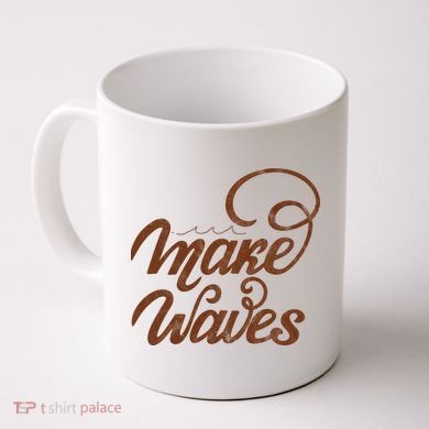 Make Waves Beach Vacation Coffee Mug
