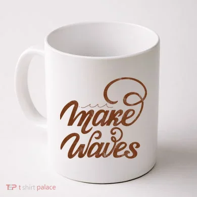 Make Waves Beach Vacation Coffee Mug